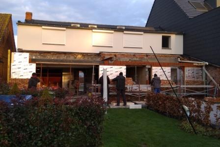 De ruwbouw begint al vorm te krijgen