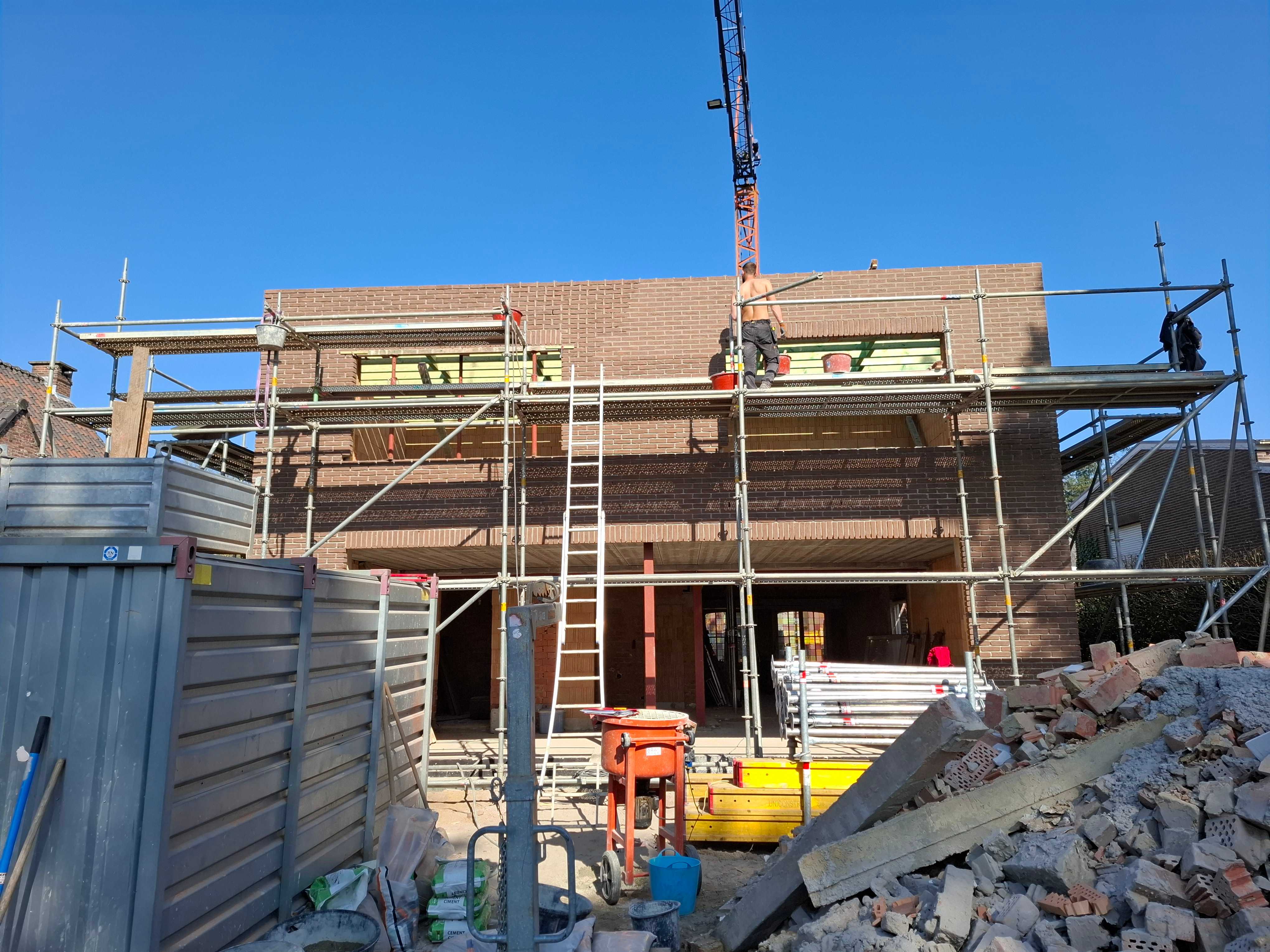 De ruwbouw is bijna klaar De ruwbouw is bijna klaar