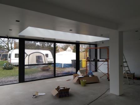Het interieur begint al vorm te krijgen Het interieur begint al vorm te krijgen